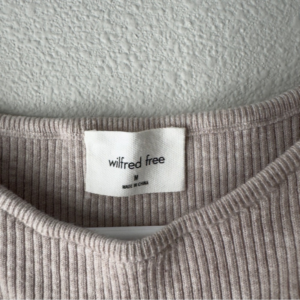 Wilfred Free Cut-out Knit Mini Dress - Picture 3 of 4